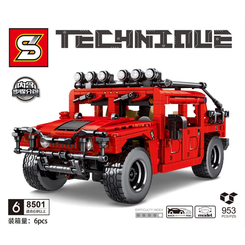 sy 8501 hummer h1 pull back car 4202 - LEPIN Germany