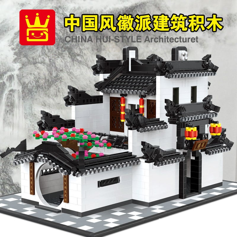 wange 5310 china hui style architecture 7563 - LEPIN Germany