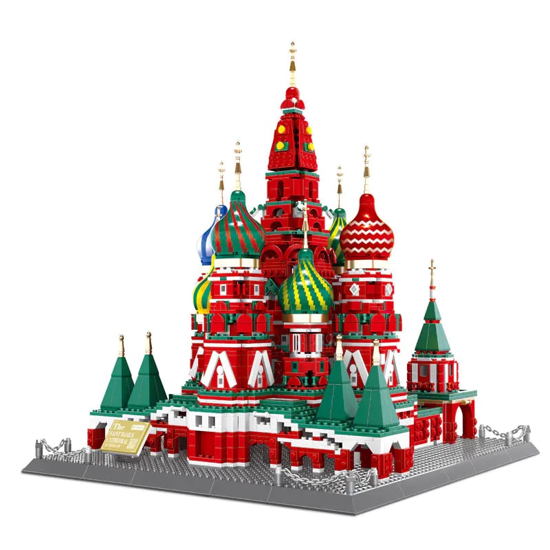 wange 6213 the saint basils cathedral in moscow russia 1952 - LEPIN Germany