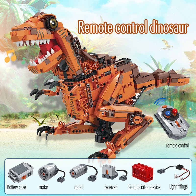 winner 7106 splicing rc dinosaur with lights and sound 6164 - LEPIN Germany