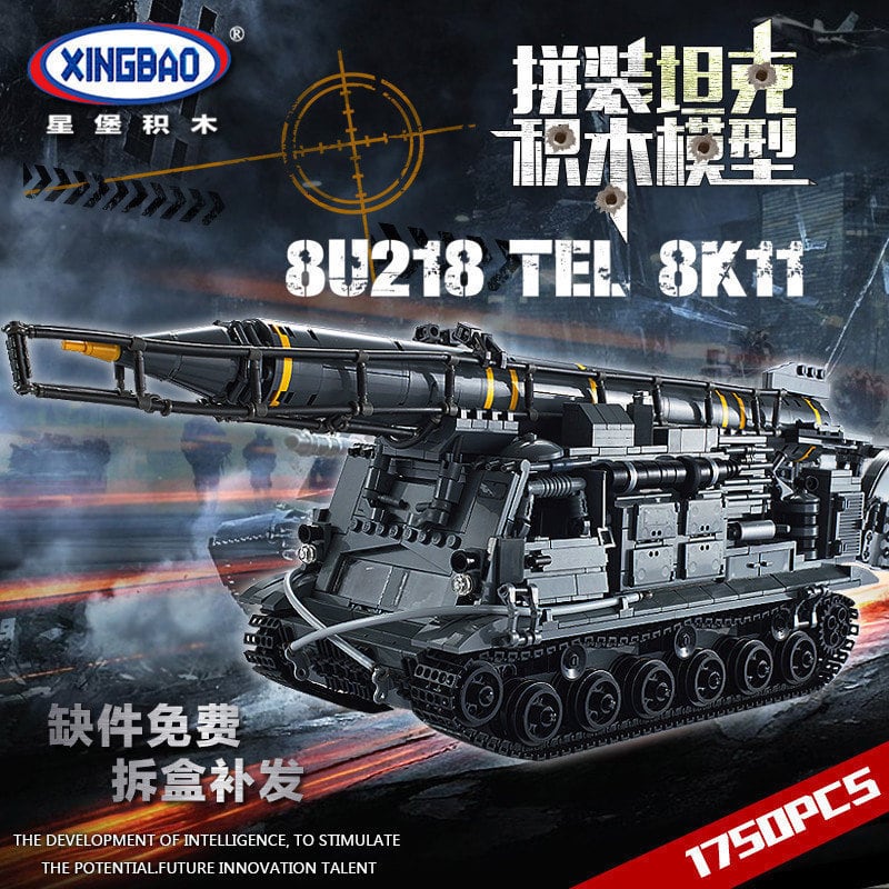 xingbao xb 06005 8u218 tel 8k11 scud missile vehicle 8659 - LEPIN Germany