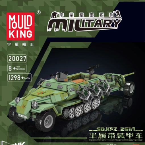 Mould King 20027 Semi tracked Armored Vehicle With Motor 1 - LEPIN Germany