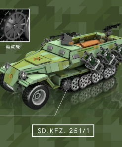 Mould King 20027 Semi tracked Armored Vehicle With Motor 3 - LEPIN Germany