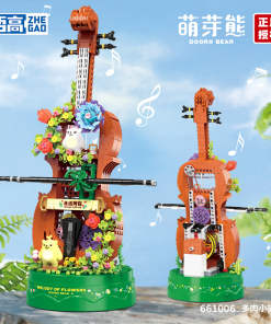 ZHEGAO 661006 Sprout Bear Succulent Violin 3 1 - LEPIN Germany