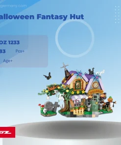 LOZ 1233 Halloween Fantasy Hut with 783 Pieces