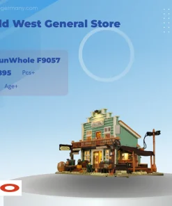 FunWhole F9057 Old West General Store with 1895 Pieces